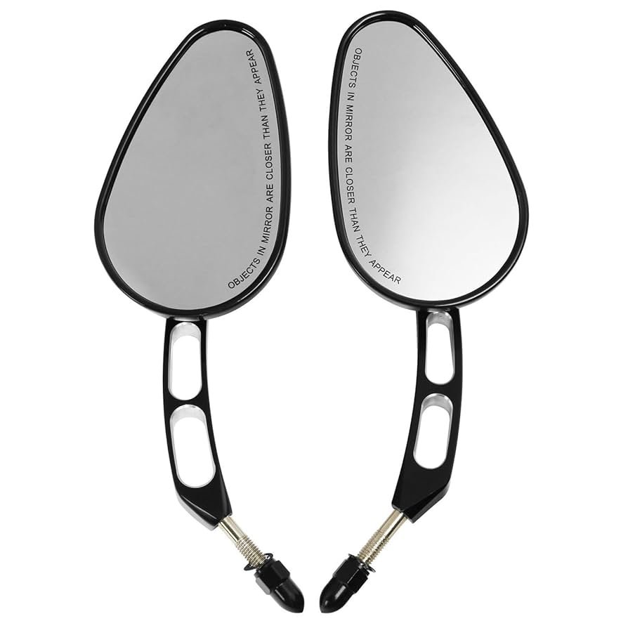 Aririさま Amazon.com: CHANWURMY Zinc Alloy Textured Black Rear View